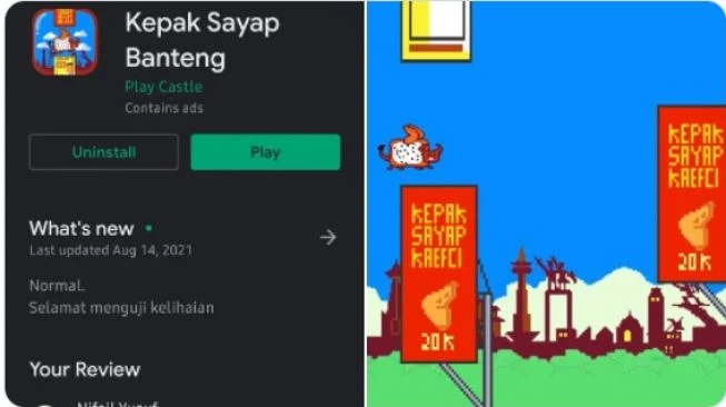 Lihat Nih! Ada Game Baru di Google Play Namanya 'Kepak Sayap Banteng', Review Masyarakat Bikin Ngakak