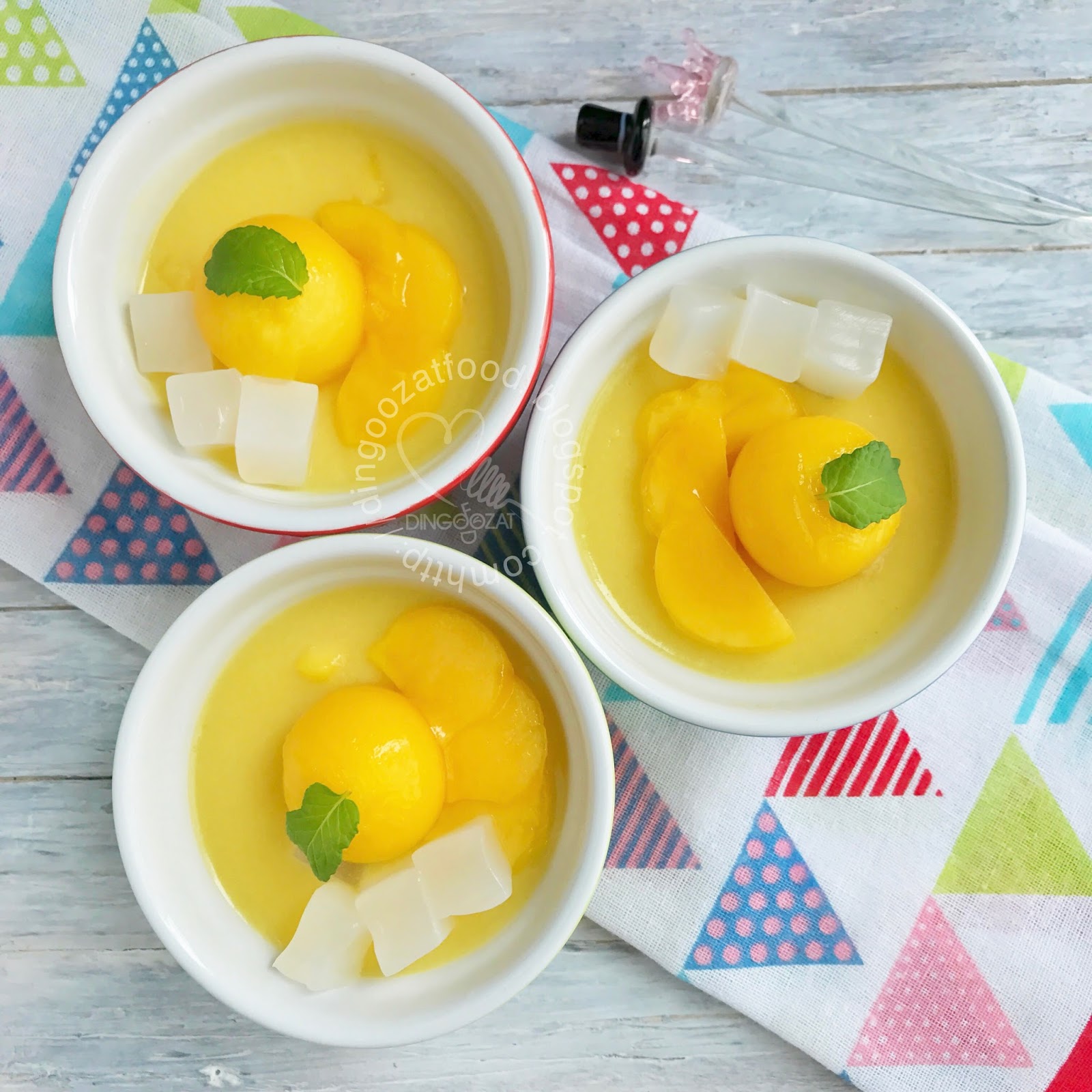 Miki's Food Archives Nata De Coco Mango Pudding 椰果芒果布丁