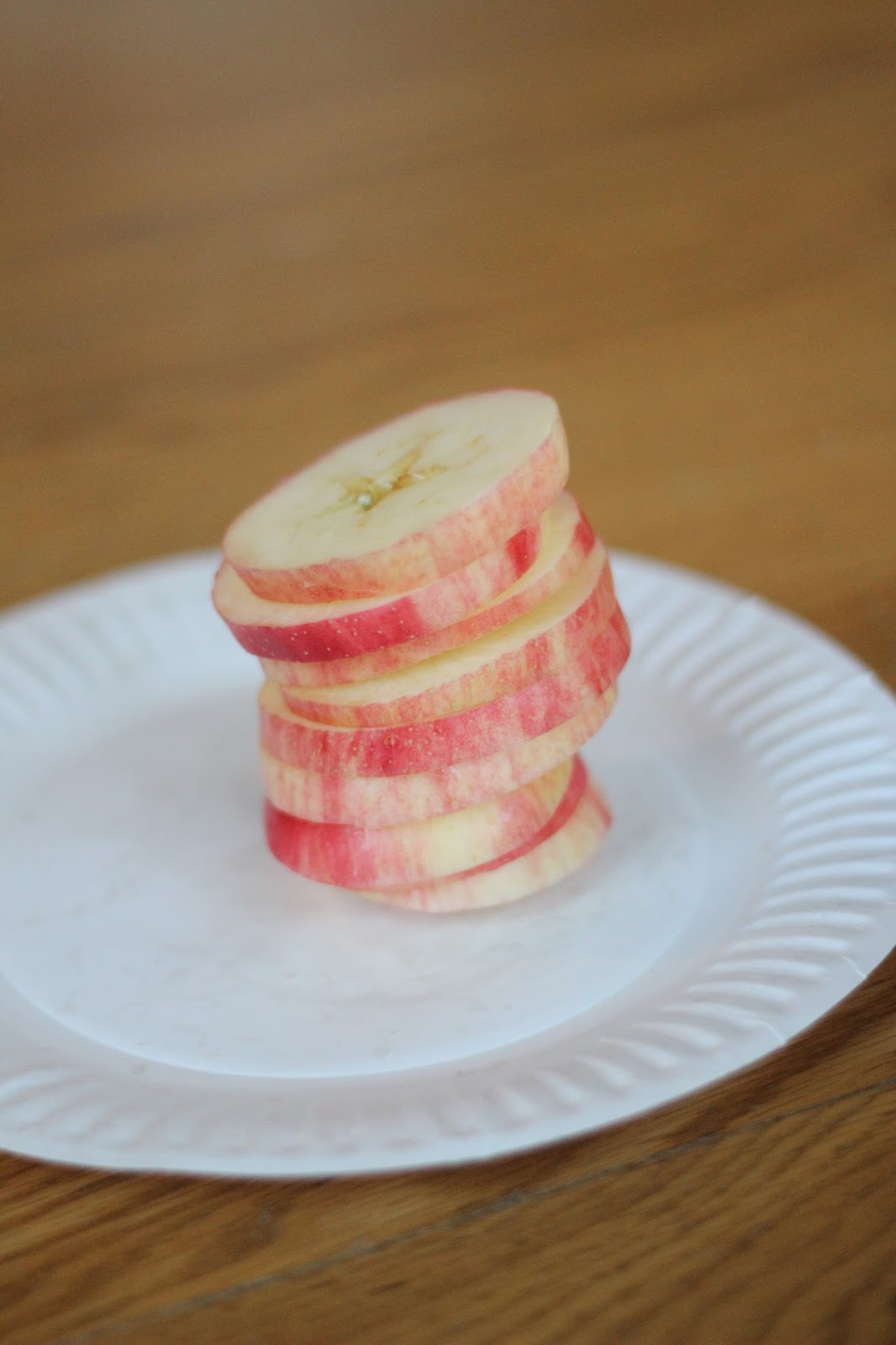 Toddler Approved! Apple Stack Game and Snack