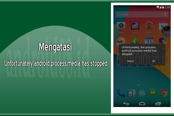 Mengatasi "Unfortunately android.process.media has stopped" di Android