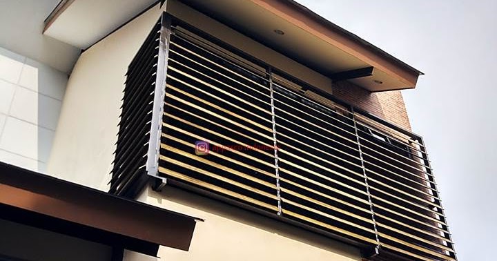 Jalusi Woodplank Model Keren Minimalis - Jual Kanopi Termurah - 08125227383