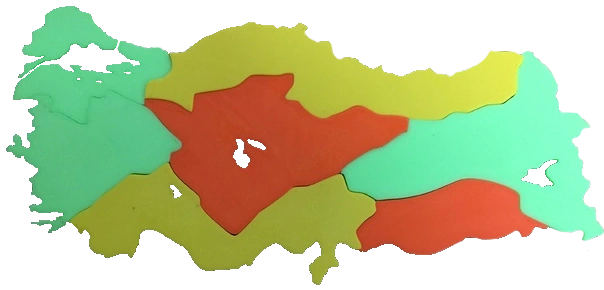 Türkiye Bölgeleri haritası