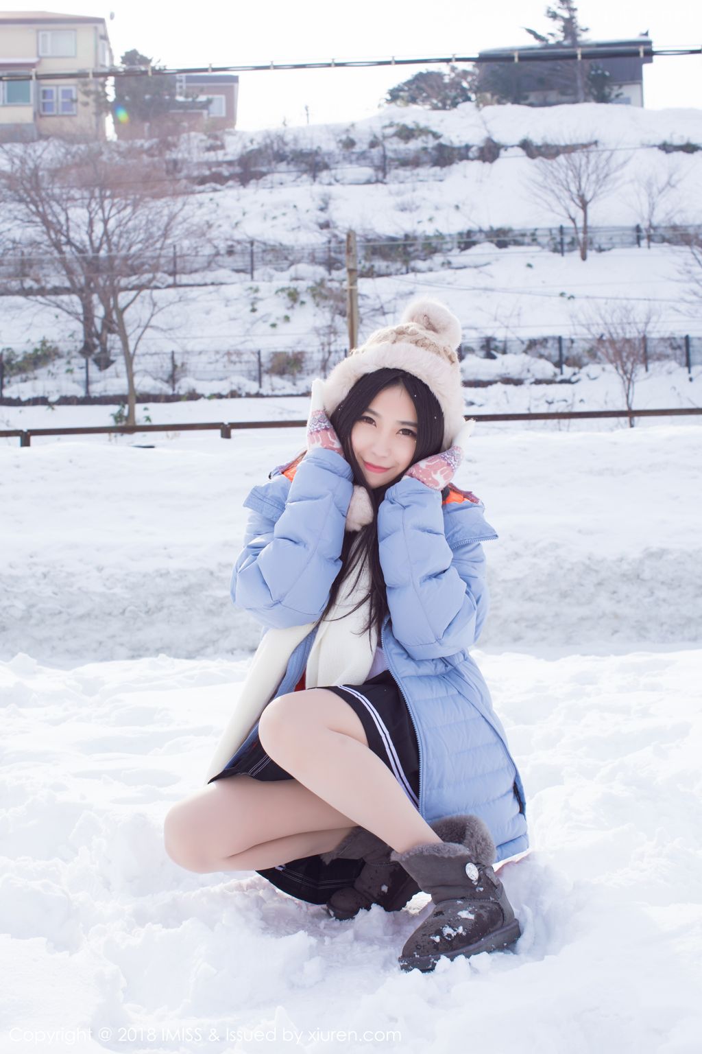 Image-IMISS-Vol.262-Sabrina model–Xu-Nuo-许诺-Sparkling-White-Snow-TruePic.net- Picture-2