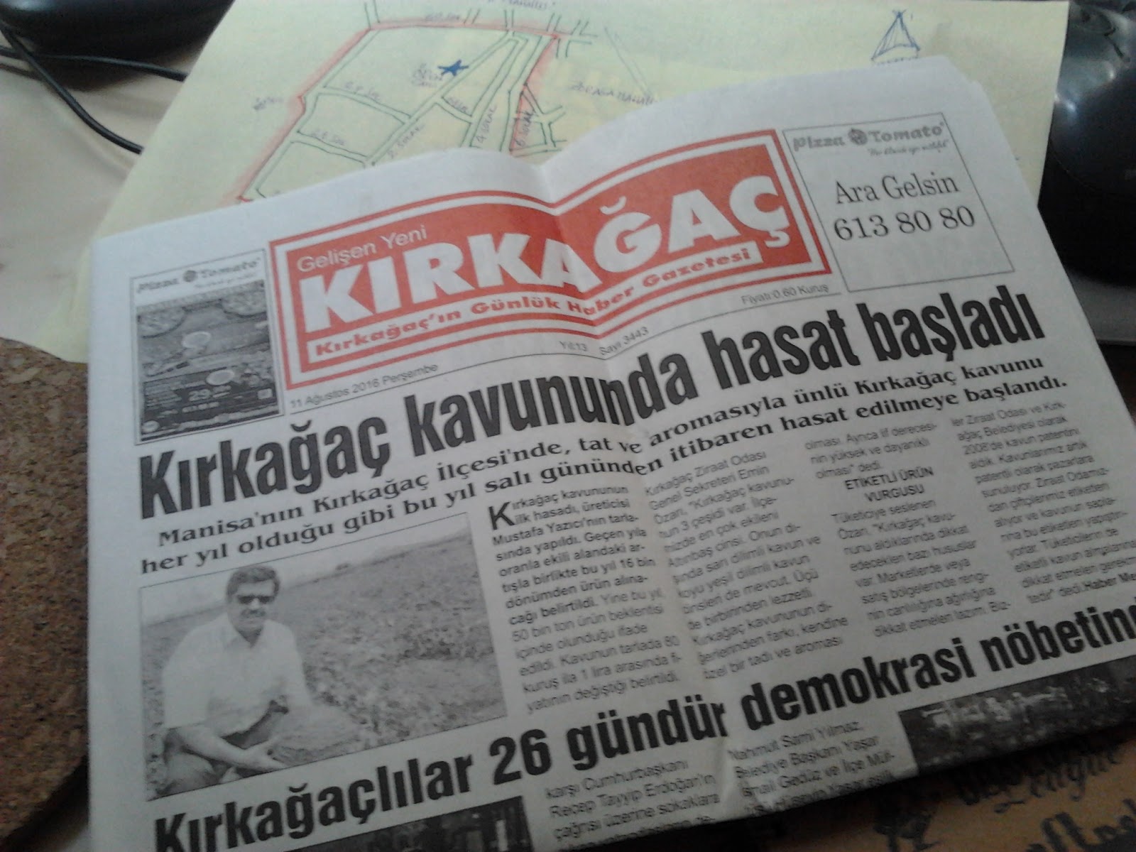 Hezarfen Golgede Kalmis Bir Kasaba Kirkagac