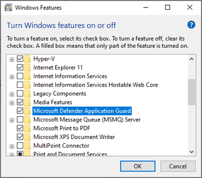Application Guard в Microsoft Defender для Office