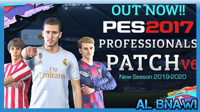 تحميل باتش PES 2017 PROFESSIONALS PATCH V6 2019/2020 من الميديا فاير