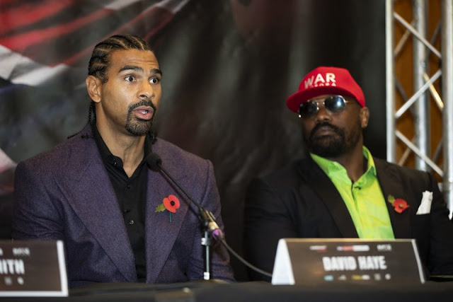 David Haye and Dereck Chisora Ahead of Dillian Whyte
