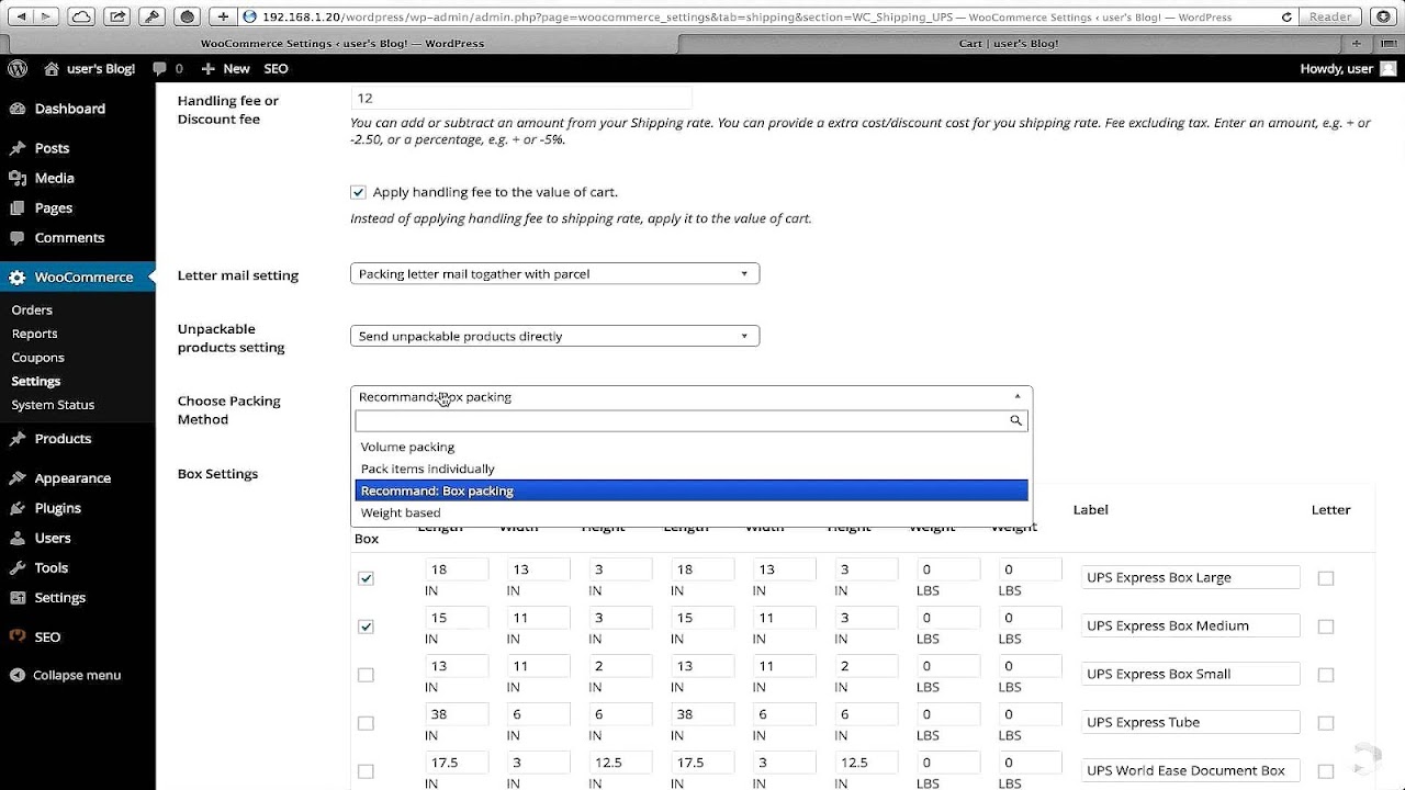 Ups Box Shipping Rates Box Choices