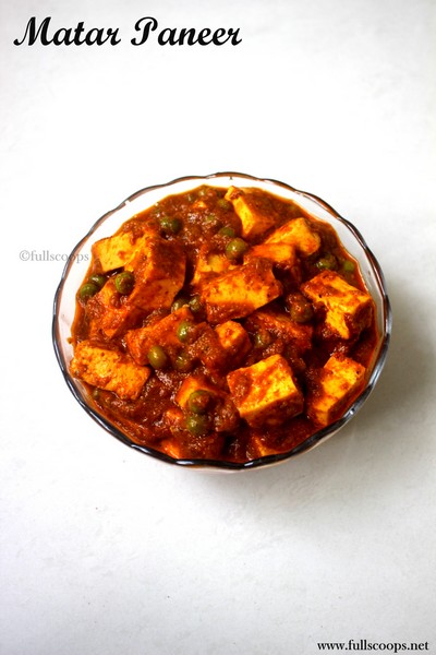 matar paneer matar paneer