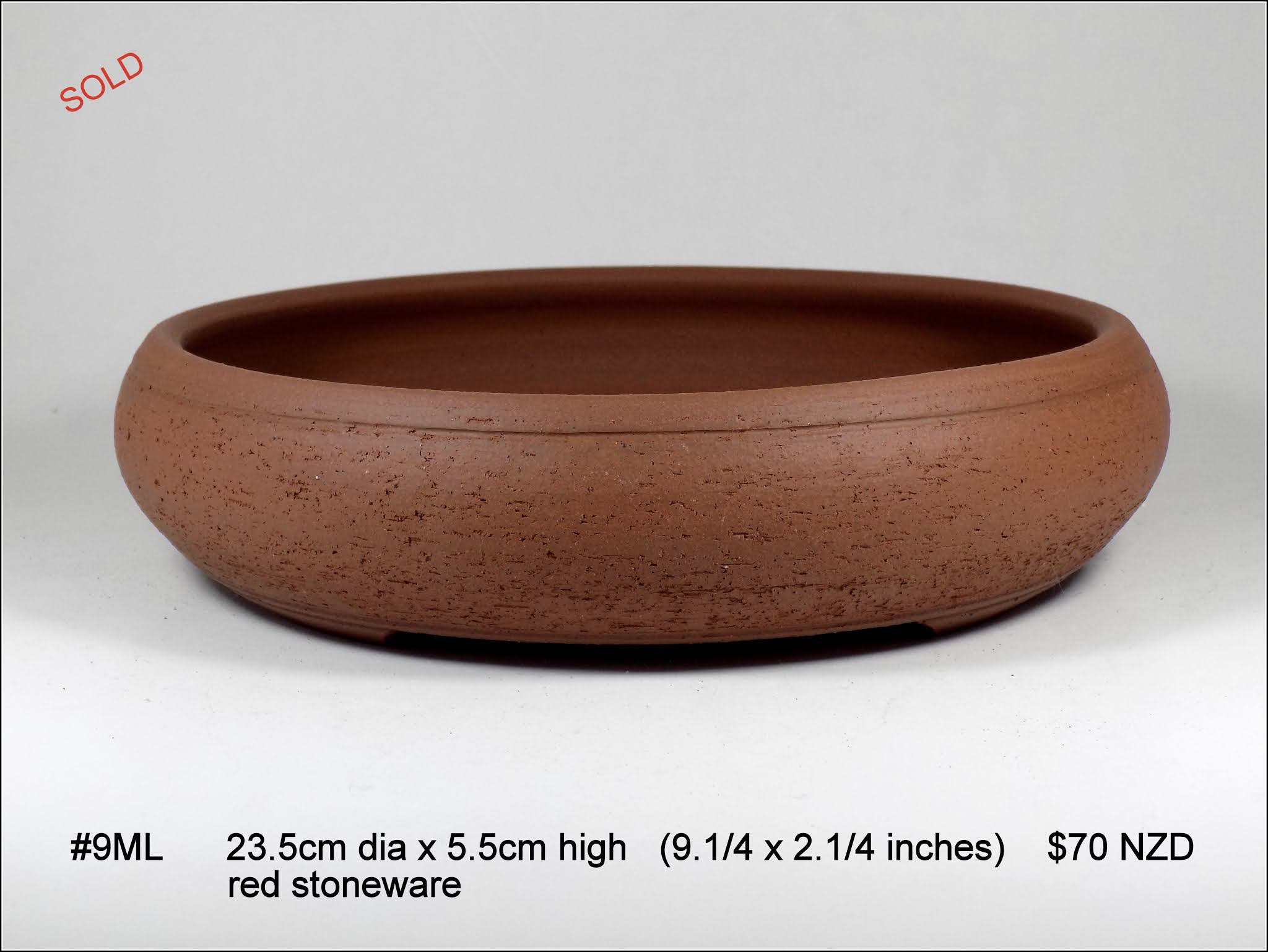 Fionna's Bonsai Pots, Kiwi Made, In New Zealand Mediums (Larger)