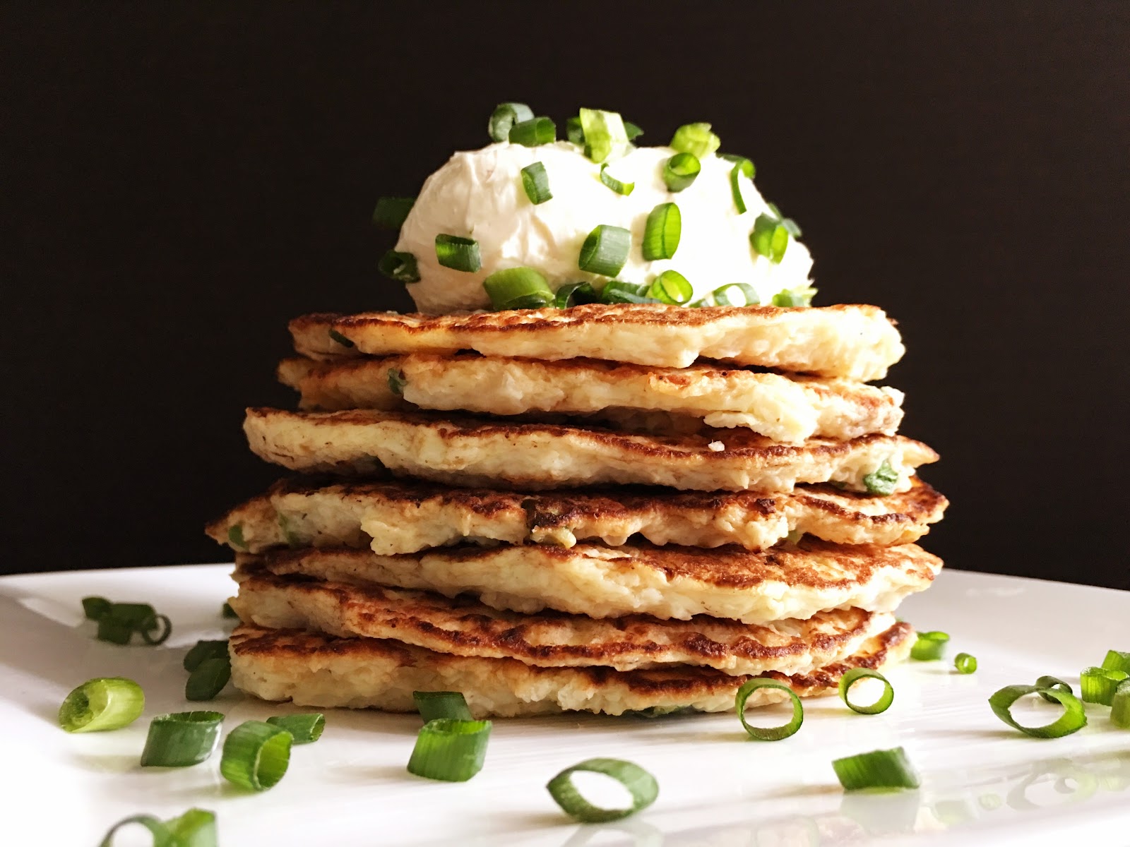 Fueling with Flavour Cauliflower Pancakes