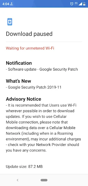 Nokia 5.1 Plus receiving November 2019 Android Security patch