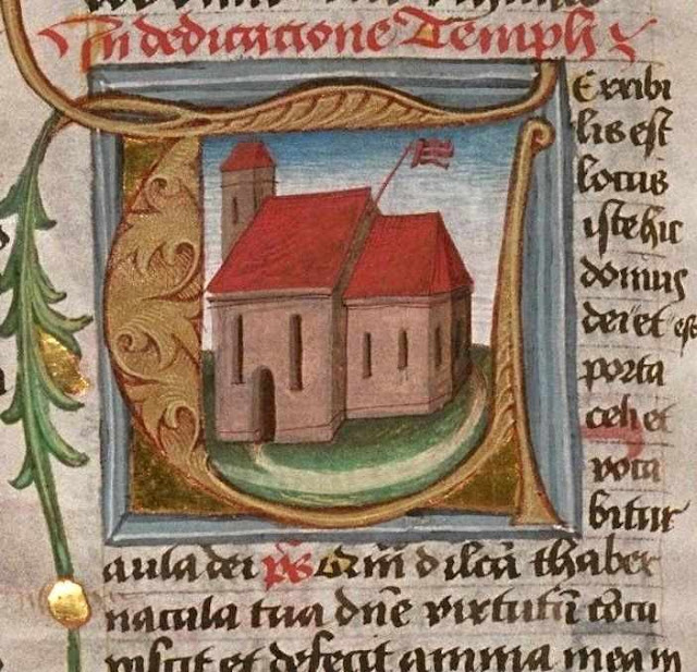 Dedicação de uma igreja.  Biblioteca Univ. de Tecnologia Sydney, manuscrito MS 03
