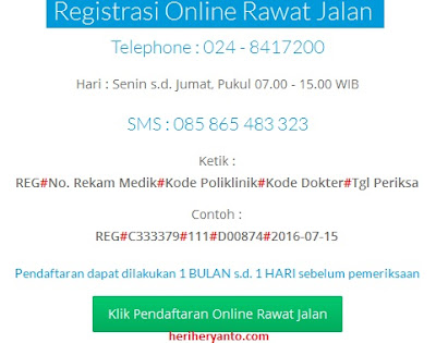 3 Cara Daftar Online Rawat Jalan Berobat Di Rs Dr Kariadi Semarang Jawa Tengah Heri Heryanto