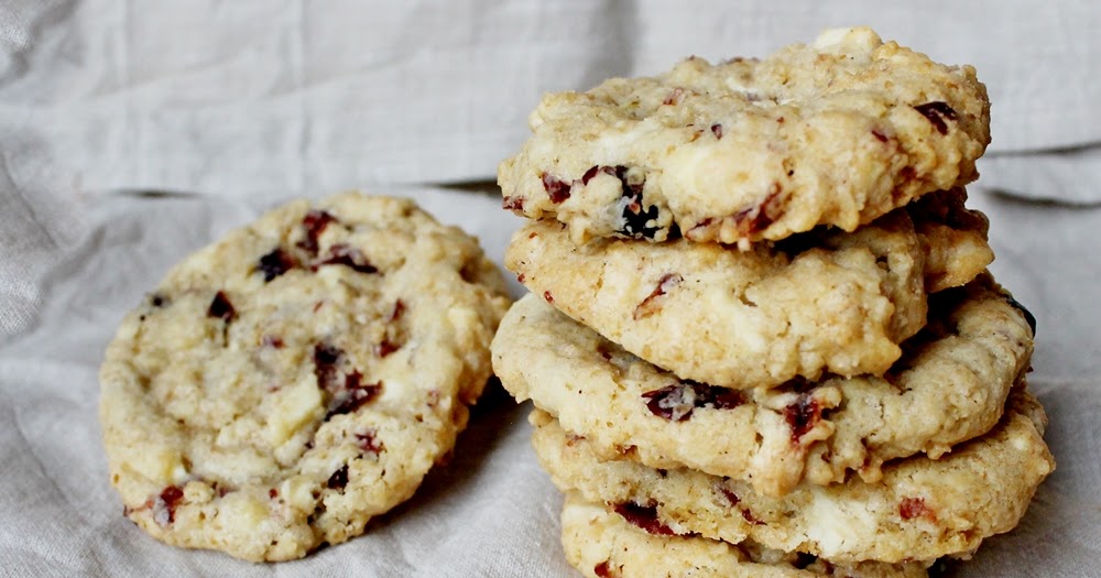 Grimmskram: Cookies mit weißer Schokolade, Cranberries und Haferflocken