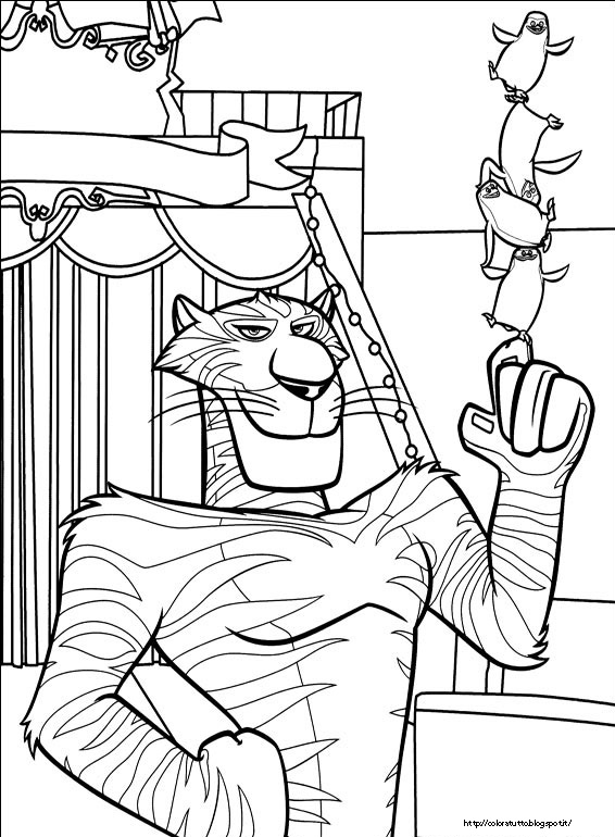 madagascar 3 gia coloring pages - photo #15