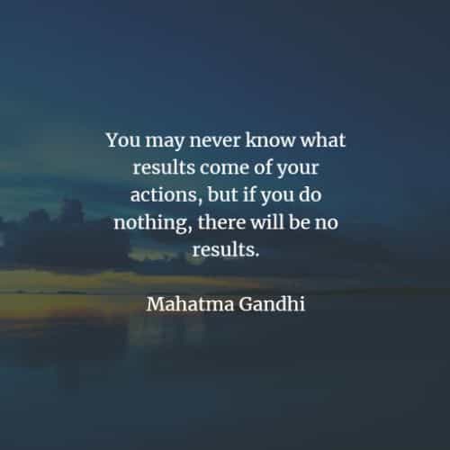 Famous quotes and sayings by Mahatma Gandhi