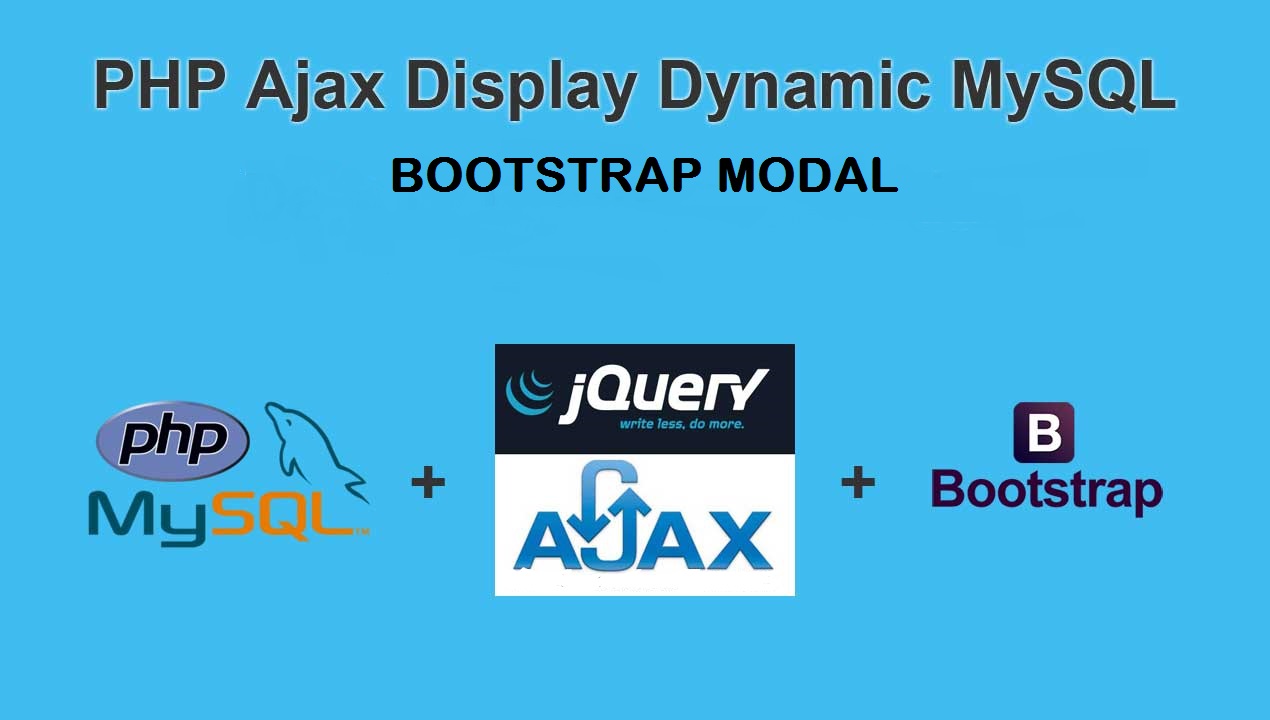 PHP Ajax Display Dynamic MySQL Data in Bootstrap Modal