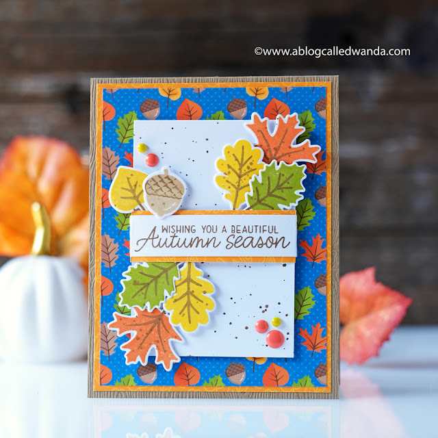 Sunny Studio Stamps: Autumn Splendor Beautiful Autumn Card by Wanda Guess Sunny Studio Stamps: Autumn Splendor Beautiful Autumn Card by Wanda Guess