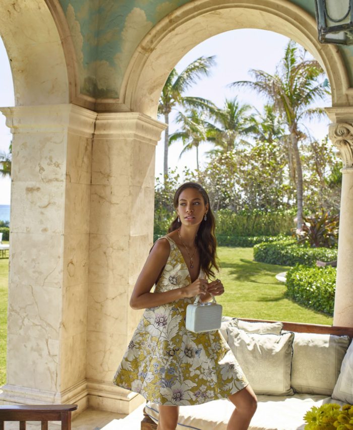 Joan Smalls chic fashion editorial for Harper's Bazaar US by Mariano Vivanco