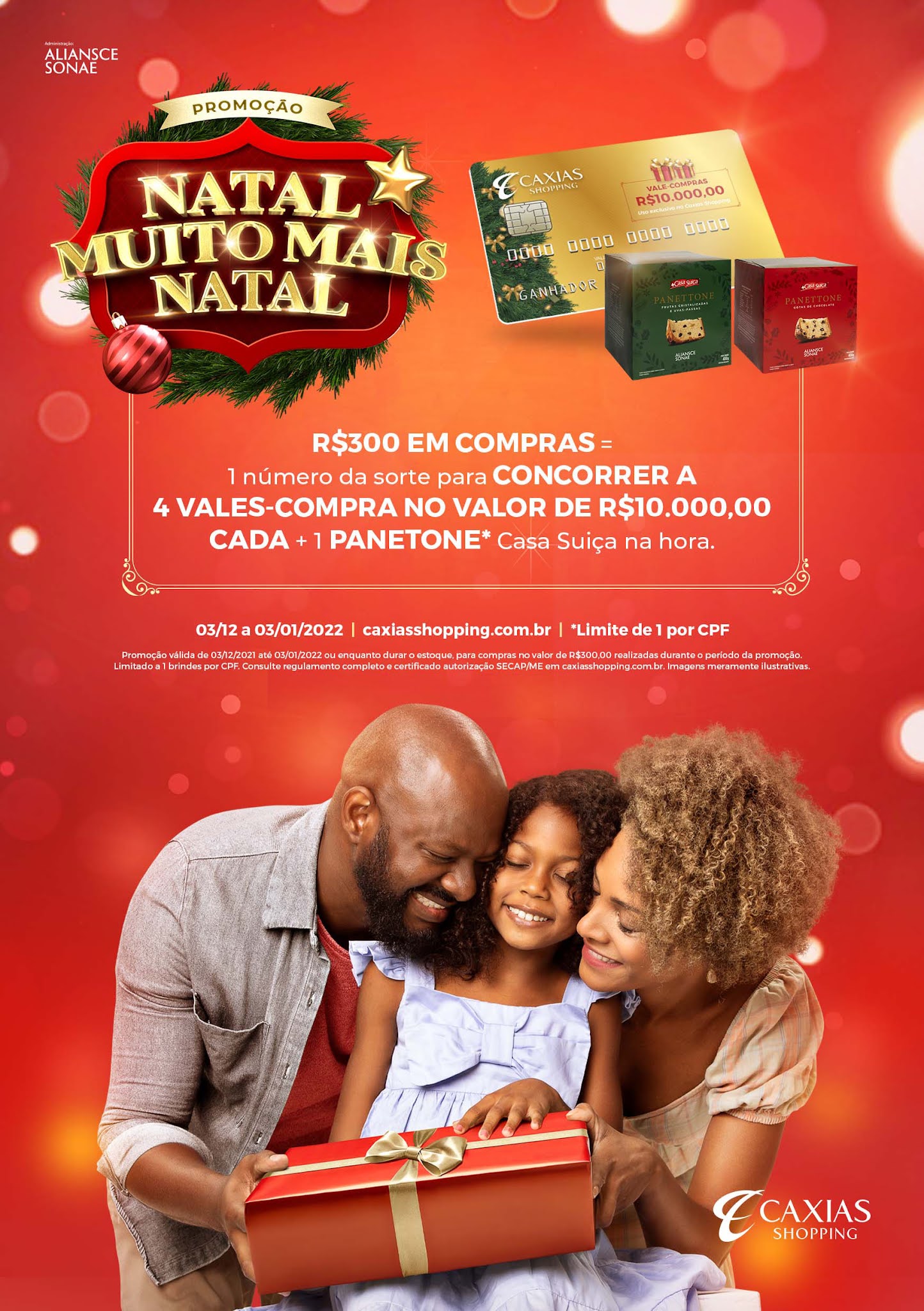 Caxias Shopping lança promoção de Natal com panetones e sorteio de  vales-compra - Shopping Center News