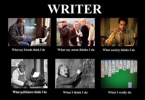 WRITER -- IT'S WHAT I REALLY DO ... SORT OFf