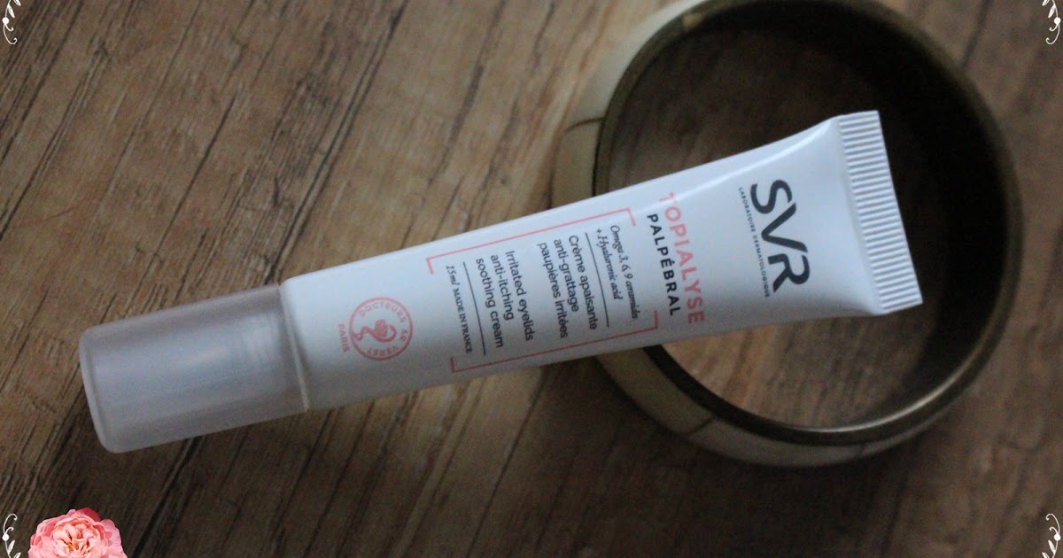 SVR Irritated Eyelids AntiItching Soothing Cream Topialyse Palpebral