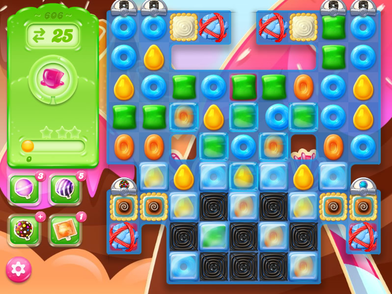 Candy Crush Jelly Saga level 606 Candy Crush Jelly Saga level 606