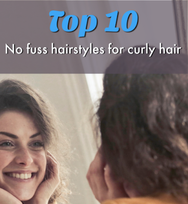 Easy everyday hairstyles for short, long or midlength naturally curly hair. #curlyhair #curlyhairstyles #curlyhairstylesnaturally