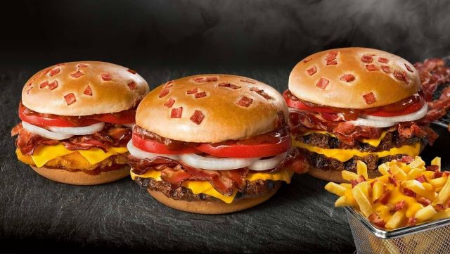 Burger King Germany Reveals New Bacon Lover Burgers with Bacon-Studded Buns