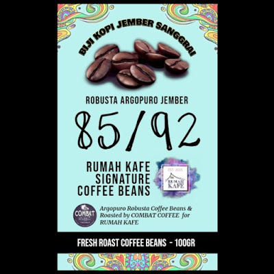 Kopi Jember Robusta Argopuro Fresh Roast Coffee Beans Rumah Kafe Signature Coffee by Combat Coffee