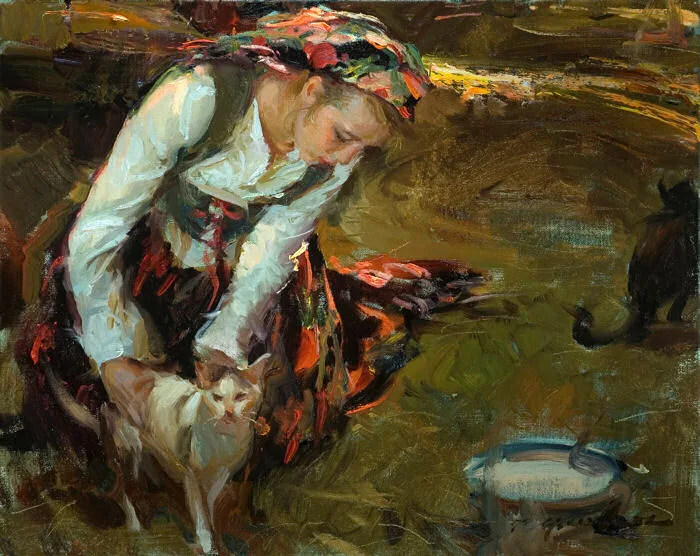 Daniel F. Gerhartz 1965 | American Figurative painter | New !