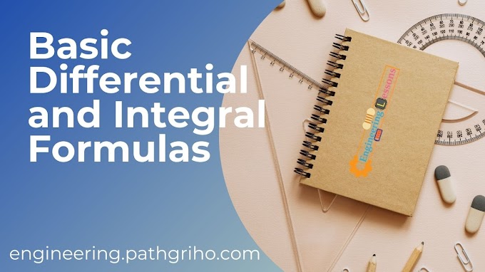 Basic Differential and Integral Formulas (PDF Download)