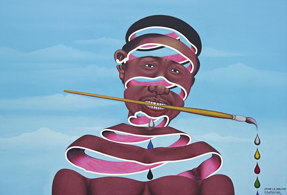 Chéri Samba, “J’aime la couleur”, 2003 © Chéri Samba