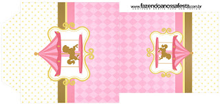 Carrusel en Rosa: Imprimibles Gratis para Fiestas. Carrusel en Rosa: Imprimibles Gratis para Fiestas.