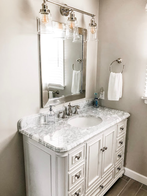 The Yellow Cape Cod: Before and After Bathroom Makeover Reveal - An ...
