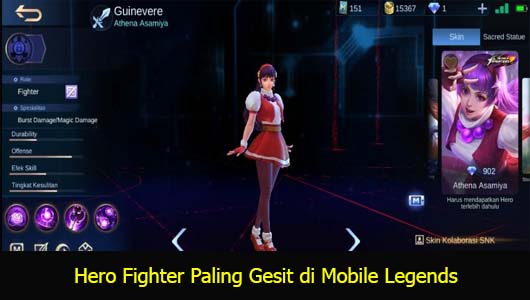 Hero Fighter Paling Gesit di Mobile Legends