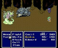 Final Fantasy IV - Batalla