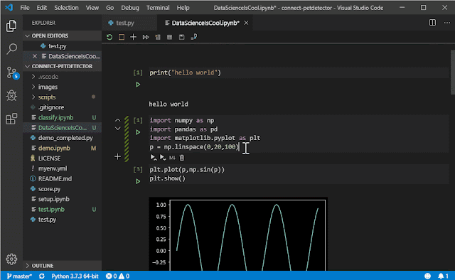 what's new in vs code 2021, new features of vscode 2021, vscode july update, latest version of vscode, latest version of vscode 2021,features of vscode 2021, what's new in visual studio,5. Built-in Jupyter Notebooks