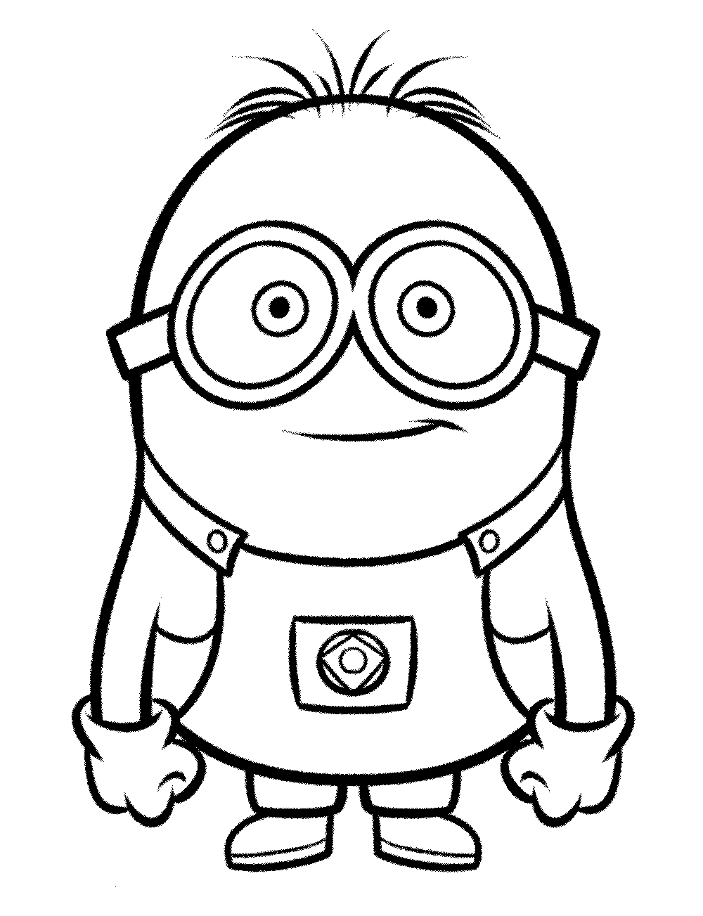 Kumpulan Gambar Kartun Minion Hitam Putih Himpun Kartun