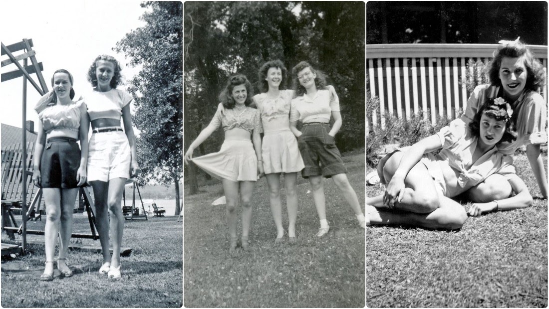 30 Cool Photos of ’40s Girls in Shorts and Crop Tops ~ Vintage Everyday