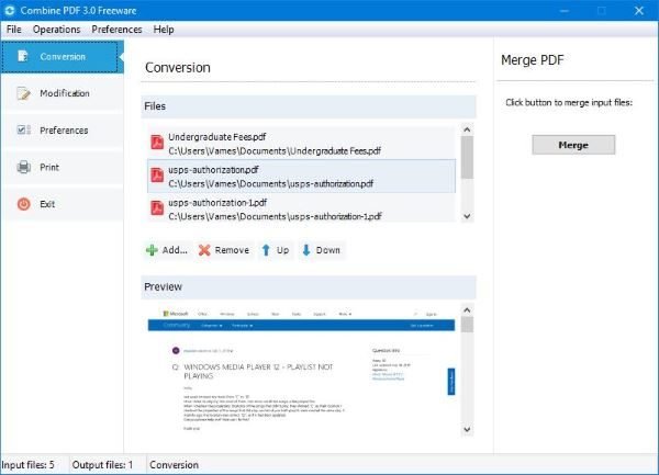 Combineer meerdere PDF's in één PDF-document