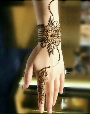 Bracelet Mehndi Design Ideas | Eid And Wedding Mehndi Design | Back Hand | Simple  henna tattoo, Henna designs easy, Legs mehndi design