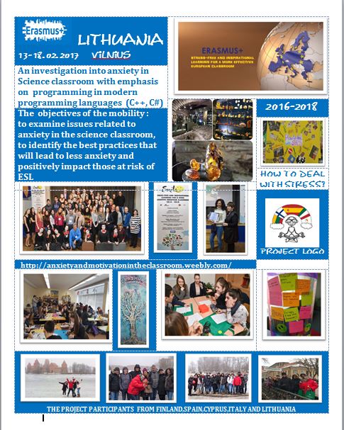 SMILE Lithuania: THE PROJECT POSTER