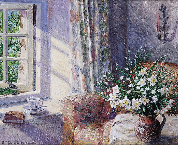 Stephen Darbishire 1940 | British Interiors and Landscape painter Stephen Darbishire 1940 | British Interiors and Landscape painter