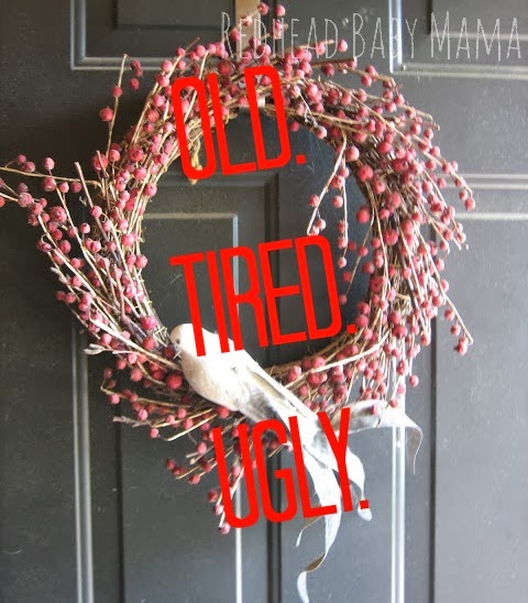 Redhead Baby Mama - Old Ugly Wreath