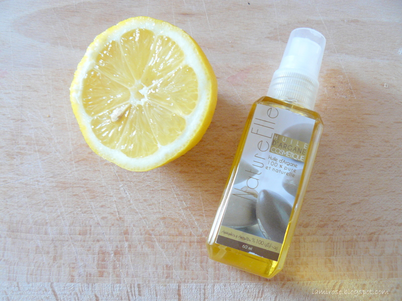Lamirose: Huile d'Argan et citron pour les ongles