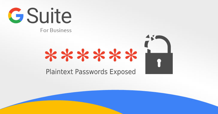 google g suite plaintext password