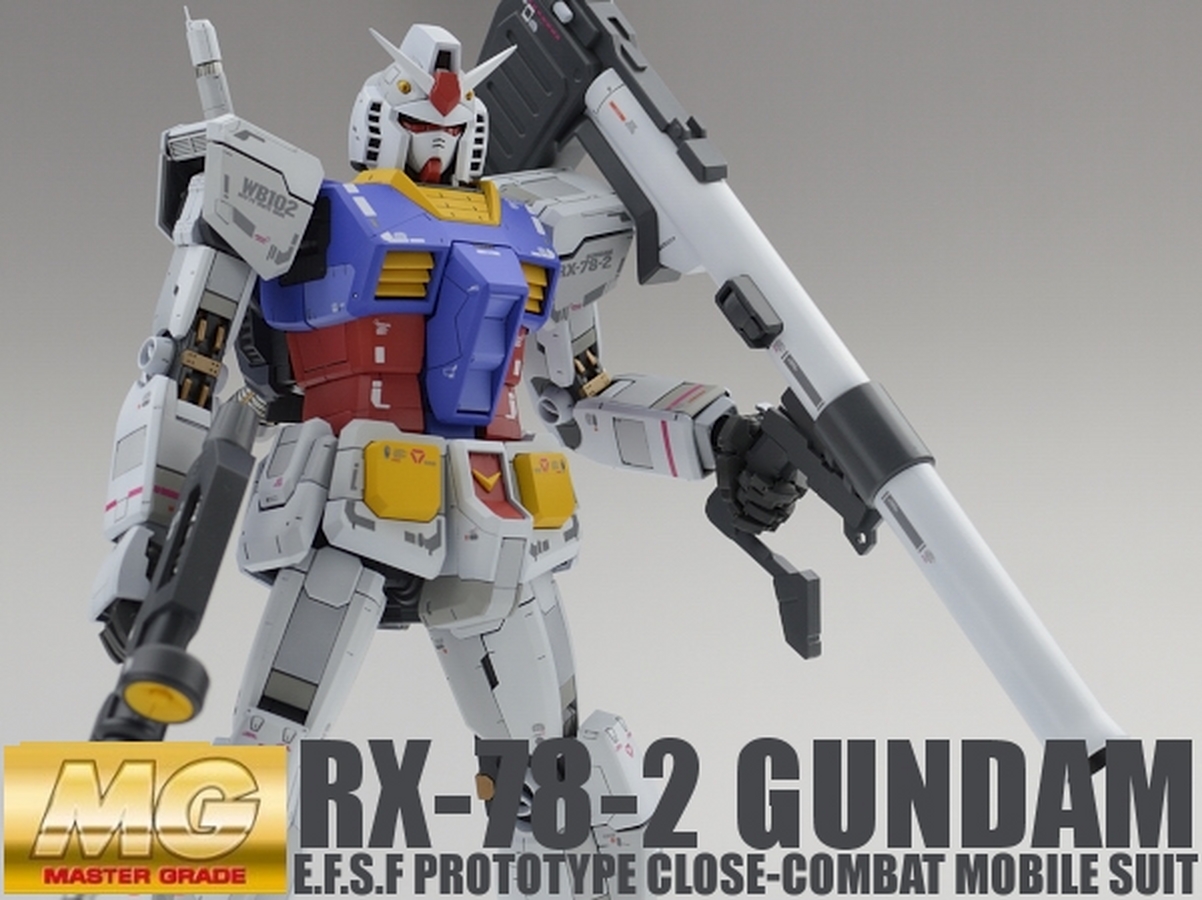 Painted Build: MG 1/100 RX-78-2 Gundam Ver. 3.0 - Gundam Kits