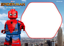 Spiderman Birthday Invitations